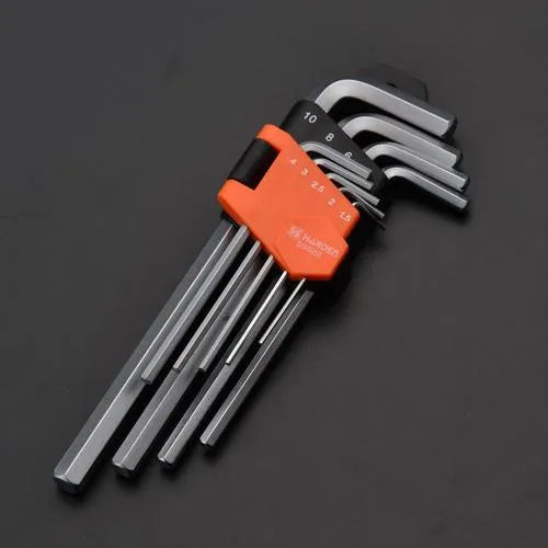 Harden 9pc Medium Hex Key Wrench Set (1.5-10mm) | 540602 Harden